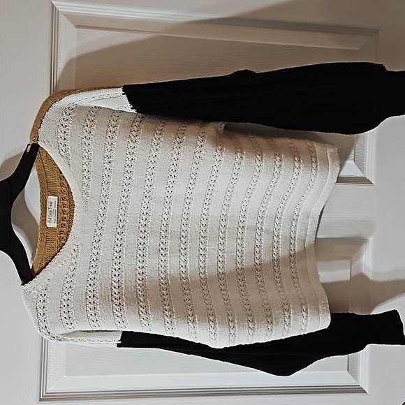 SWEATER COLOR BLOCK - Picture 1 of 12